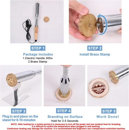 Custom branding iron,Steak branding iron,Branding Iron for Food, BBQ, Custom steak branding iron