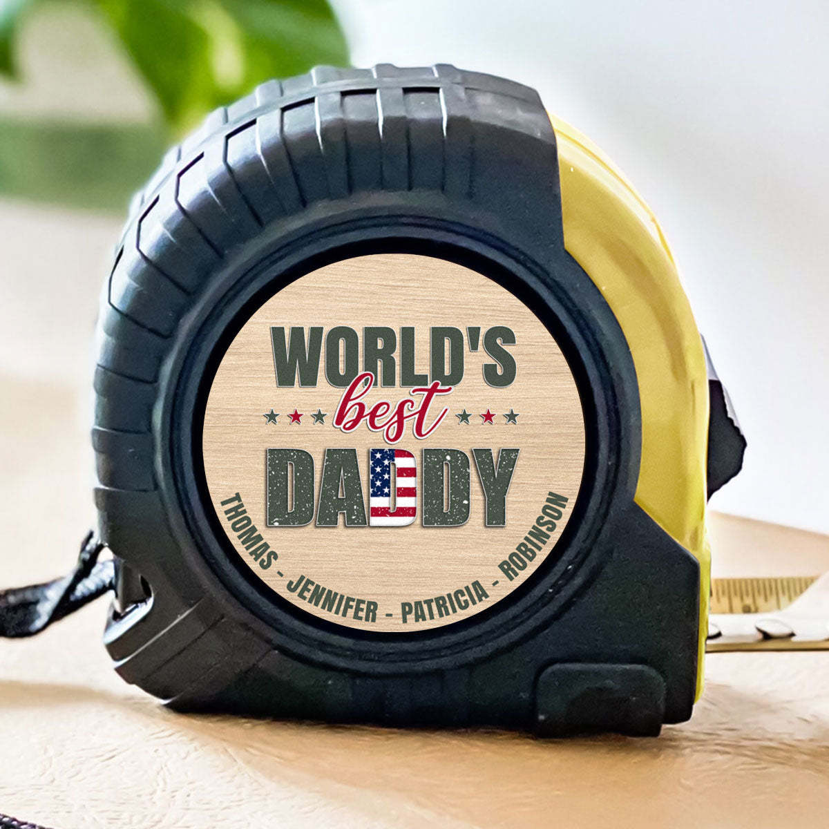 The Best Daddy - Personalized Custom Tape Measure
