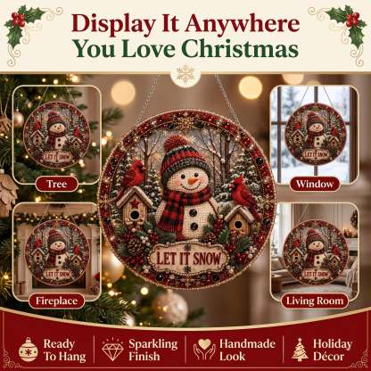  🎅✨DIY Christmas Pearl Diamond Art Hanging Ornament Kit