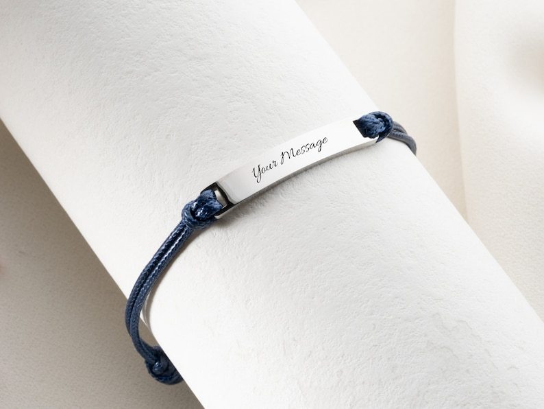 Custom engraved matching friendship bracelet , Christmas Gift, Personalized Gift for Him, Message Name Coordinate Bracelet, Christmas Gift