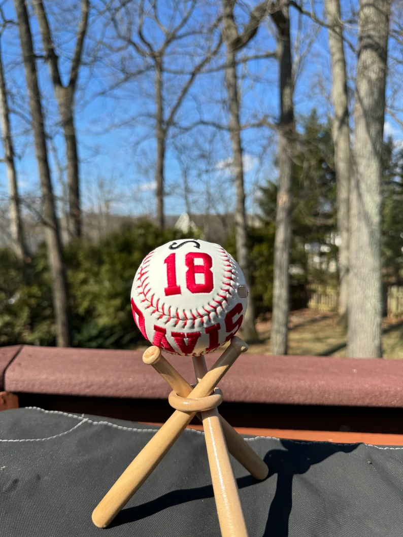 Personalized Baseball, Embroidered Baseball, Softball, Custom Baseball Gift, for kids, for Father’s Day, for sports fan Custom Gift Baseball
