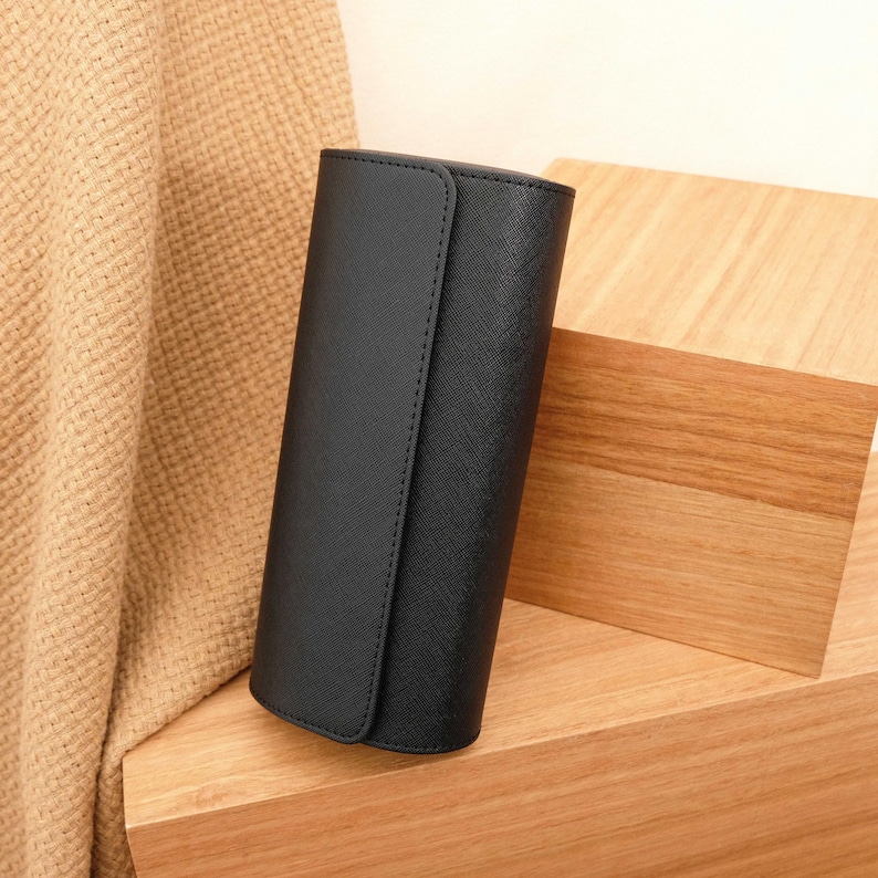 Personalized Leather Watch Case, Travel Watch Roll, Watch Roll for 3 Watches, Groom Gift, Valentine's Day gift,Gift for Him