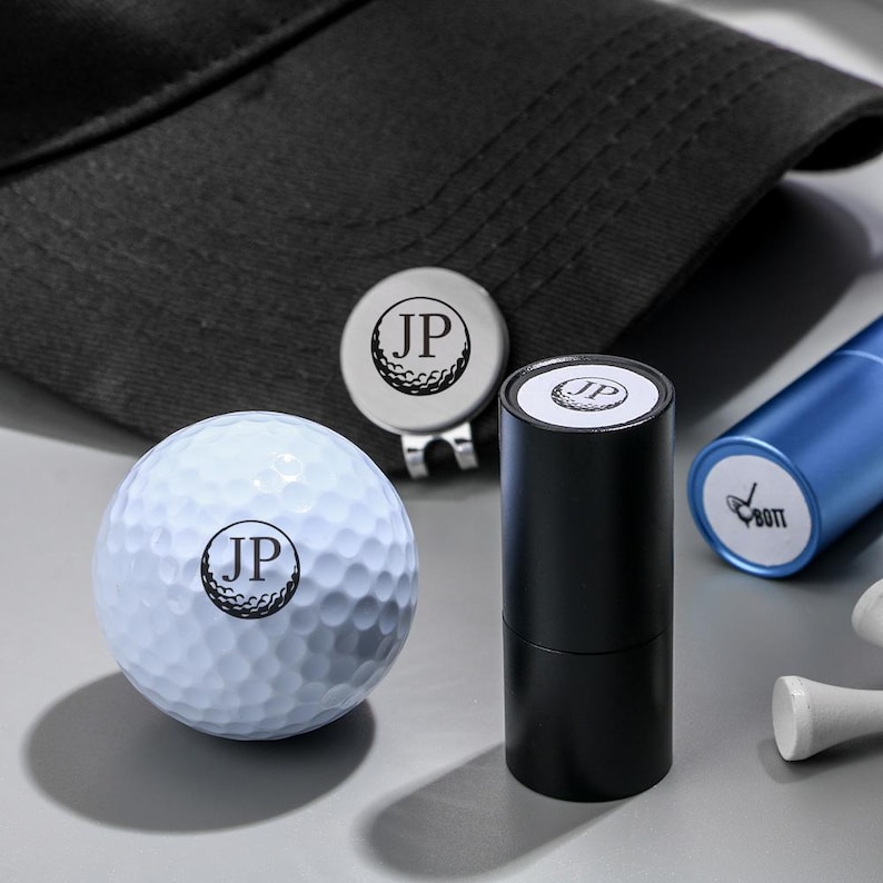 Custom Golf Stamp-Personalized Golf Ball Stamp-Golf Ball Marker-Monogram Golf Ball Stamp-Professional Golfer Accessories-Golfer Sports Gifts