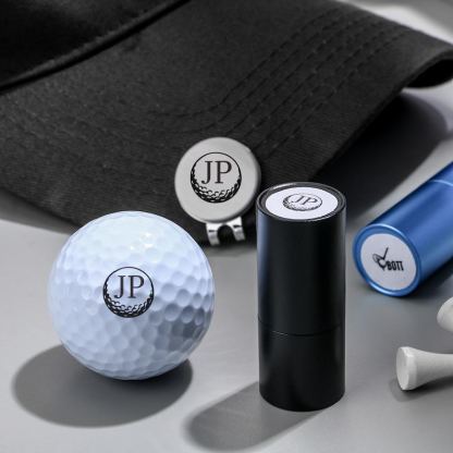 Custom Golf Stamp-Personalized Golf Ball Stamp-Golf Ball Marker-Monogram Golf Ball Stamp-Professional Golfer Accessories-Golfer Sports Gifts