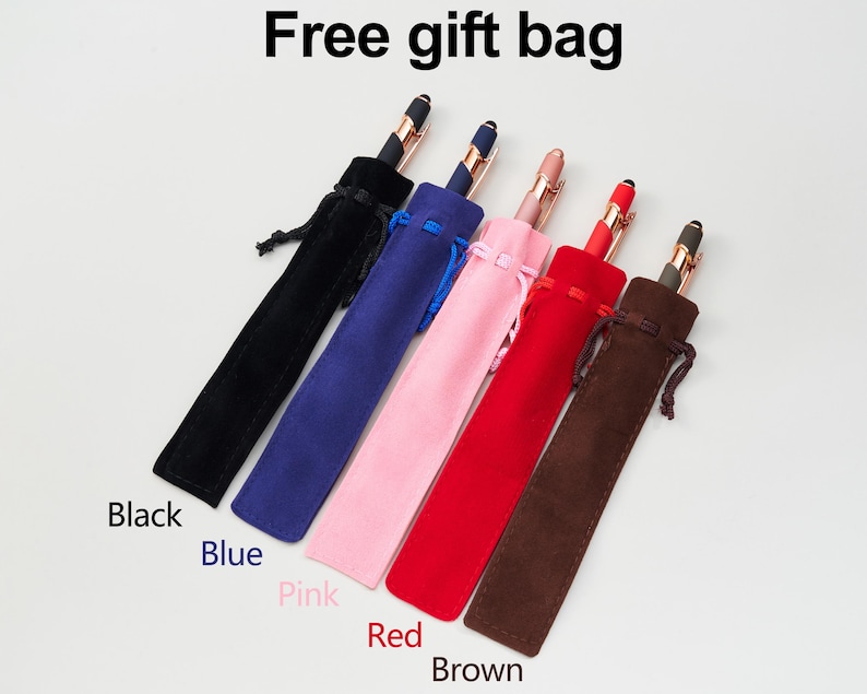 Engraved Ballpoint Pen with Touch Head, Custom Text & Logo Office Supplies Pens, Personalized Company Giveaway Pen, Gift For Colleague