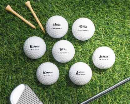 Personalized Golf Balls Set of 3, Custom Golf Gifts for Golfers, Funny Golf Gifts Photo Golf Ball, Groomsmen Gifts Golf Lover Gifts [D]