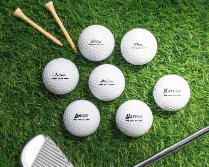 Personalized Golf Balls Set of 3, Custom Golf Gifts for Golfers, Funny Golf Gifts Photo Golf Ball, Groomsmen Gifts Golf Lover Gifts [D]