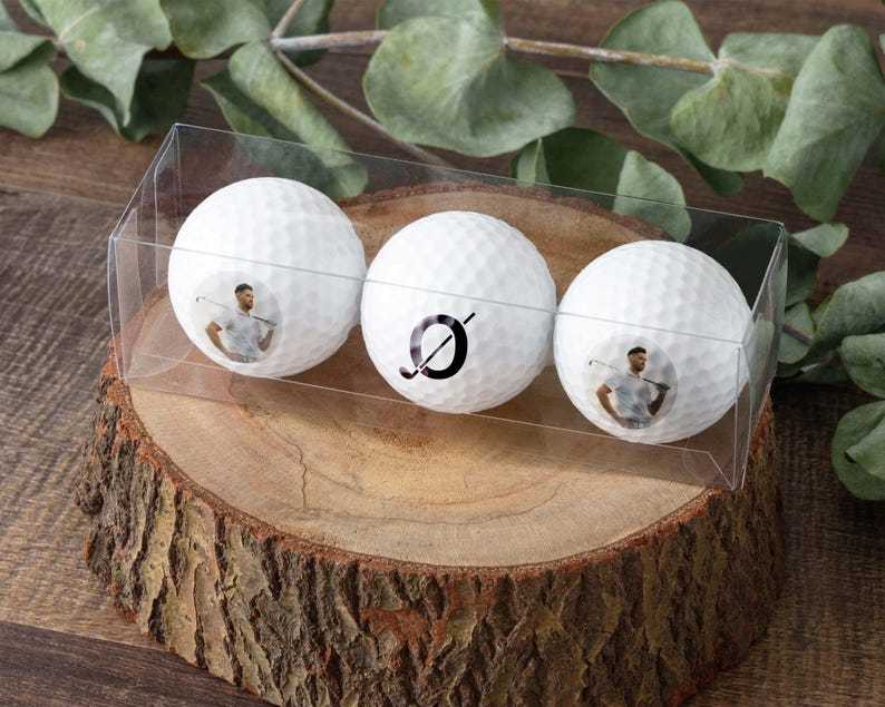 Personalized Golf Balls Set of 3, Custom Golf Gifts for Golfers, Funny Golf Gifts Photo Golf Ball, Groomsmen Gifts Golf Lover Gifts [D]