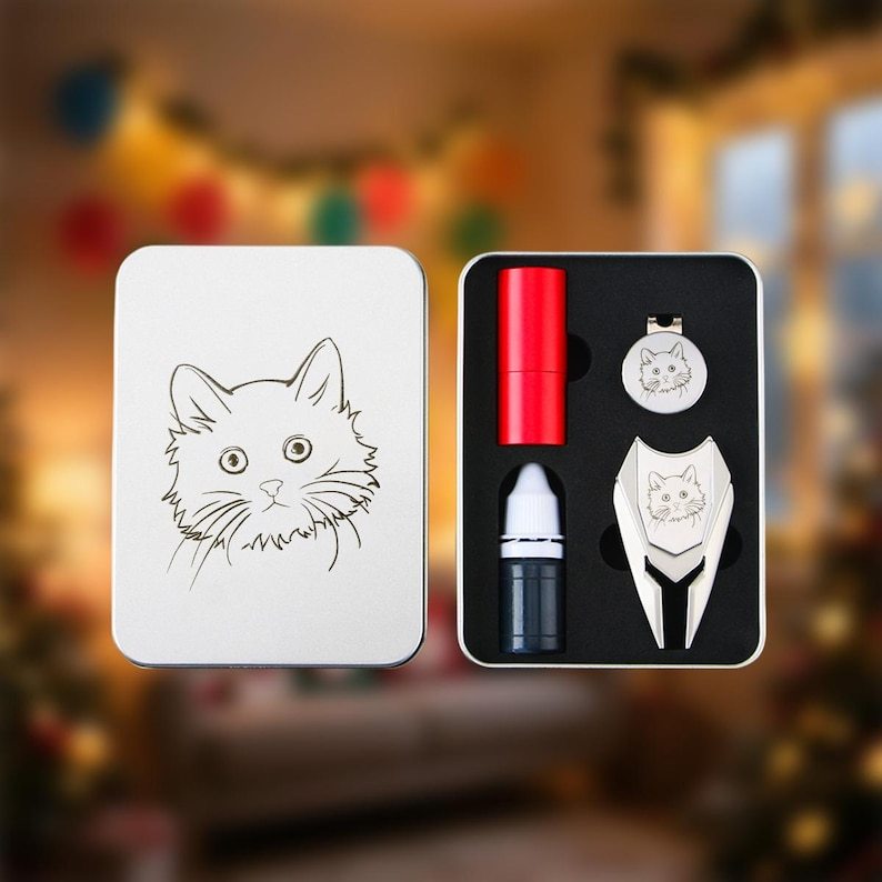 Custom Golf Ball Stamp Custom Pet Face On Golf Stamp Gifts For Golf Lovers Gifts For Golfer Pet Lover Gift Custom Ball Marker