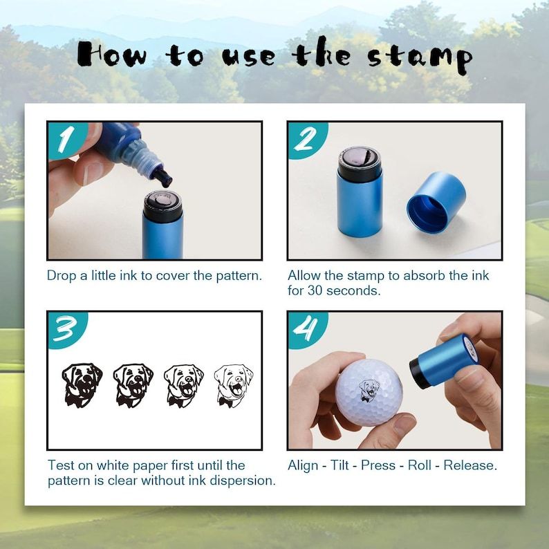 Custom Golf Ball Stamp Custom Pet Face On Golf Stamp Gifts For Golf Lovers Gifts For Golfer Pet Lover Gift Custom Ball Marker