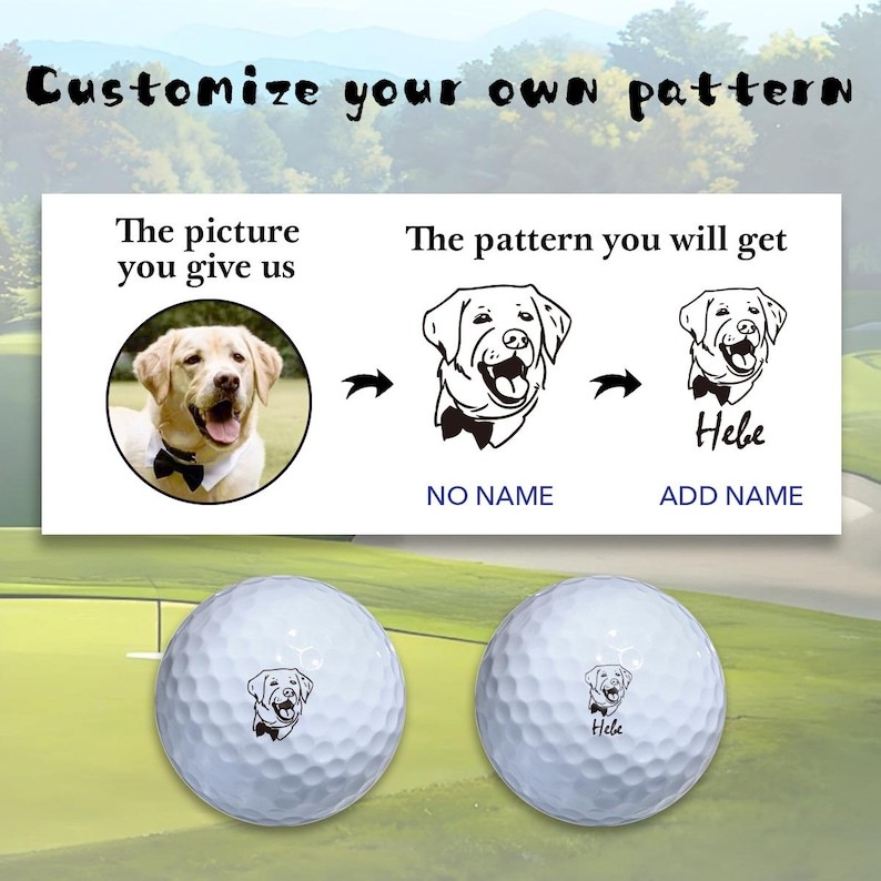 Custom Golf Ball Stamp Custom Pet Face On Golf Stamp Gifts For Golf Lovers Gifts For Golfer Pet Lover Gift Custom Ball Marker