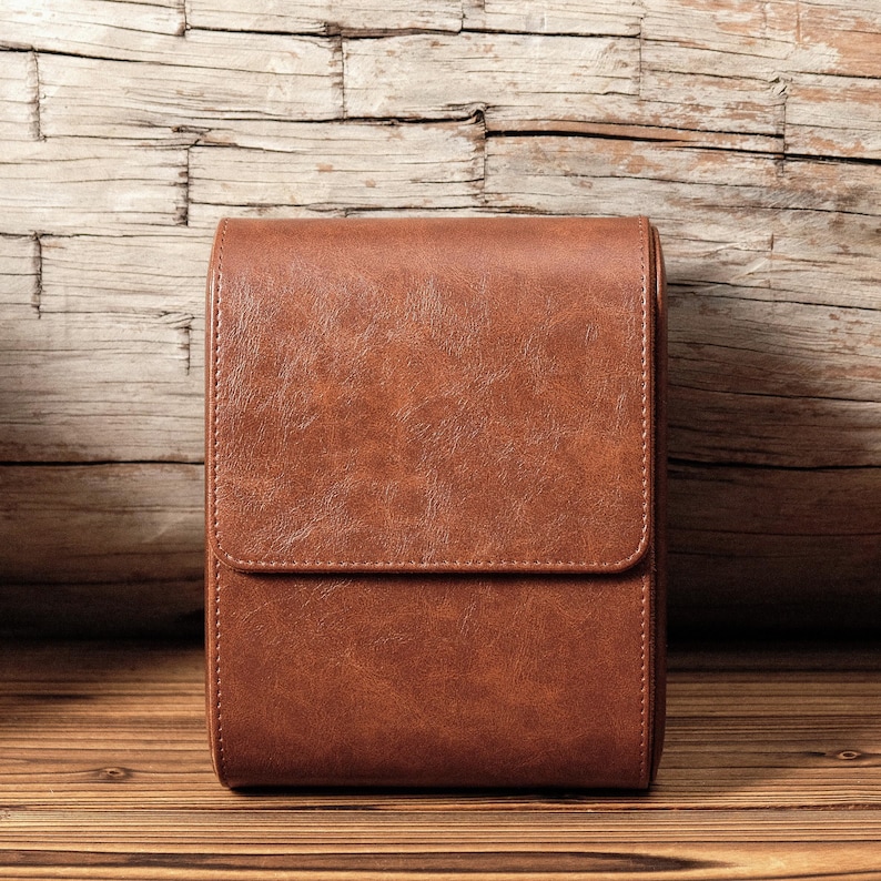 Personalized Leather Watch Case, Travel Watch Roll, Watch Roll for 3 Watches, Groom Gift, Valentine's Day gift,Gift for Him