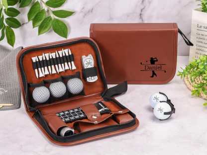 Personalized Golf Gift Set, Golf Lover Gift, Golf Gift for Dad, Golf Accessories for Golfer, Groomsman Gift, Gift for Him, Father's Day Gift