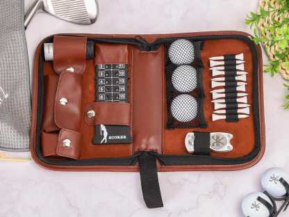 Personalized Golf Gift Set, Golf Lover Gift, Golf Gift for Dad, Golf Accessories for Golfer, Groomsman Gift, Gift for Him, Father's Day Gift