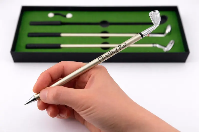 Engraved Golf Pen Set - Corporate Golf Gift, Tournament Prizes and Executive Desk Accessories