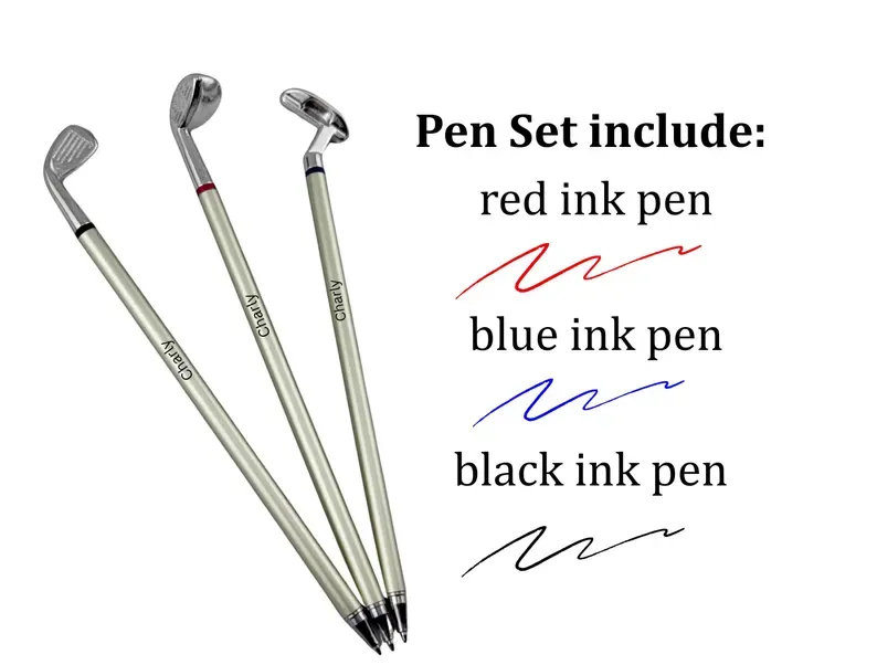 Engraved Golf Pen Set - Corporate Golf Gift, Tournament Prizes and Executive Desk Accessories