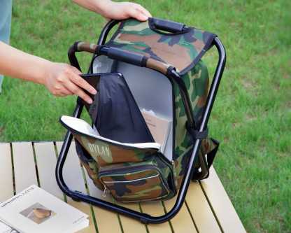 Personalized Cooler Chair, Embroidery Backpack or Matching Cap, Custom Outdoor Lovers Gifts, Fishing Gifts for Men