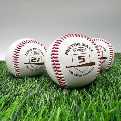 Personalized Baseball Gift | Custom Engraved Baseball with Player Name & Number | Senior Night Keepsake, Graduation Gift, Varsity Team Award