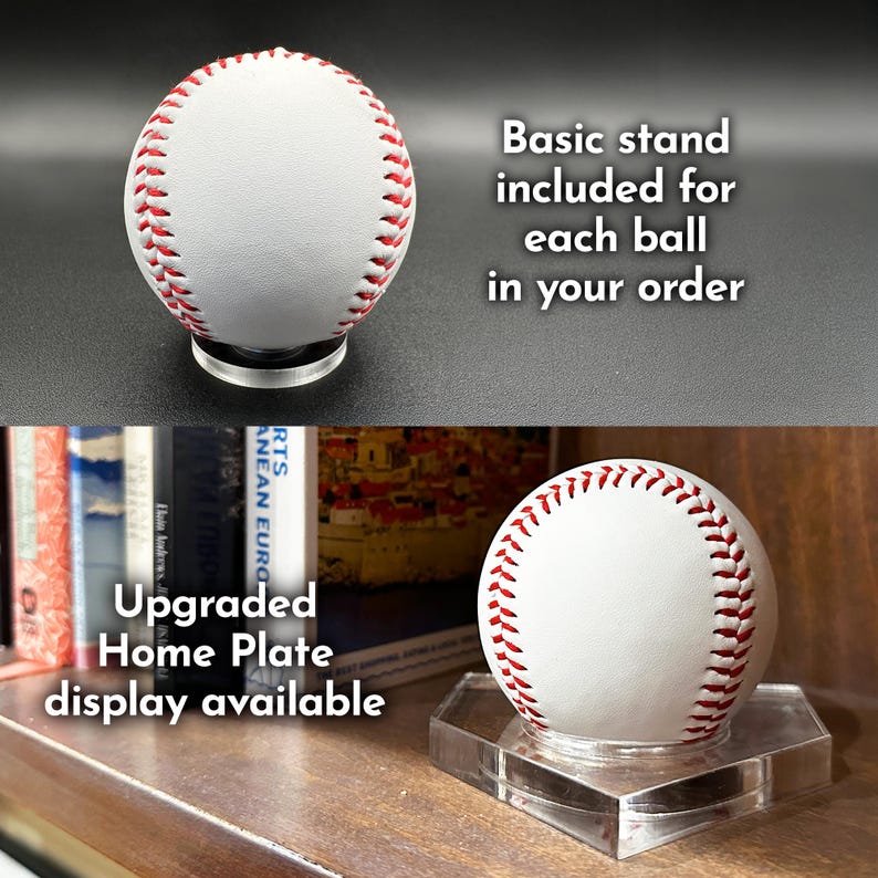Personalized Baseball Gift | Custom Engraved Baseball with Player Name & Number | Senior Night Keepsake, Graduation Gift, Varsity Team Award