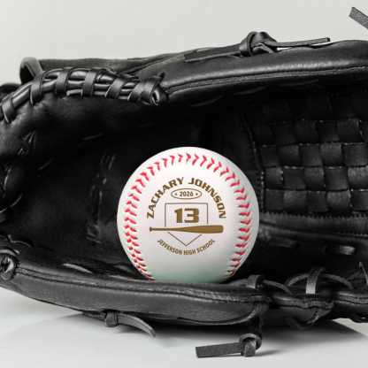 Personalized Baseball Gift | Custom Engraved Baseball with Player Name & Number | Senior Night Keepsake, Graduation Gift, Varsity Team Award