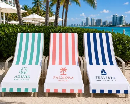 Custom Logo Beach Towel, Personalized Business Team Gift, Hotel Spa Towel, Waterpark Swim Pool Towel, Brand Logo Corporate Towel Gift