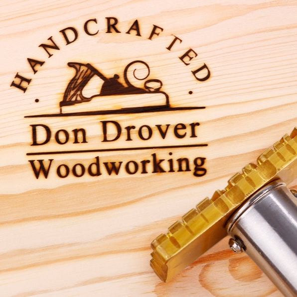 Custom woodworking branding iron with electric heater , Wood burning stamp with heater , Custom wood branding iron for gift