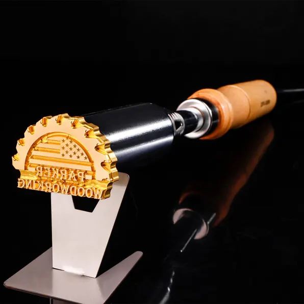 Custom wood branding iron for woodworkers,  Wood burning stamp, Electric branding iron for wood, Custom branding iron for gift-01