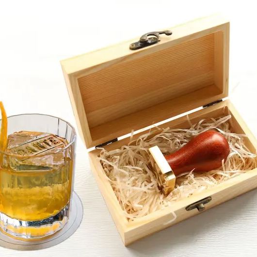 Custom Ice Cube Stamp logo Ice Cubes clay stamp soap stamp ice cube tray Barware Business logo ice cubes branding stamp gift for bartender