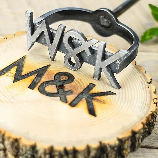 [Copy]Custom Initials Branding Iron for Wedding Ceremony, Personalized Wood Burning Stamp for Country Wedding Gifts