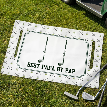 Personalized Golf Club Golf Cart Seat Cover with 1-10 Names and Title Golf Course Accessories Father's Day Birthday Gift for Father Golf Lover