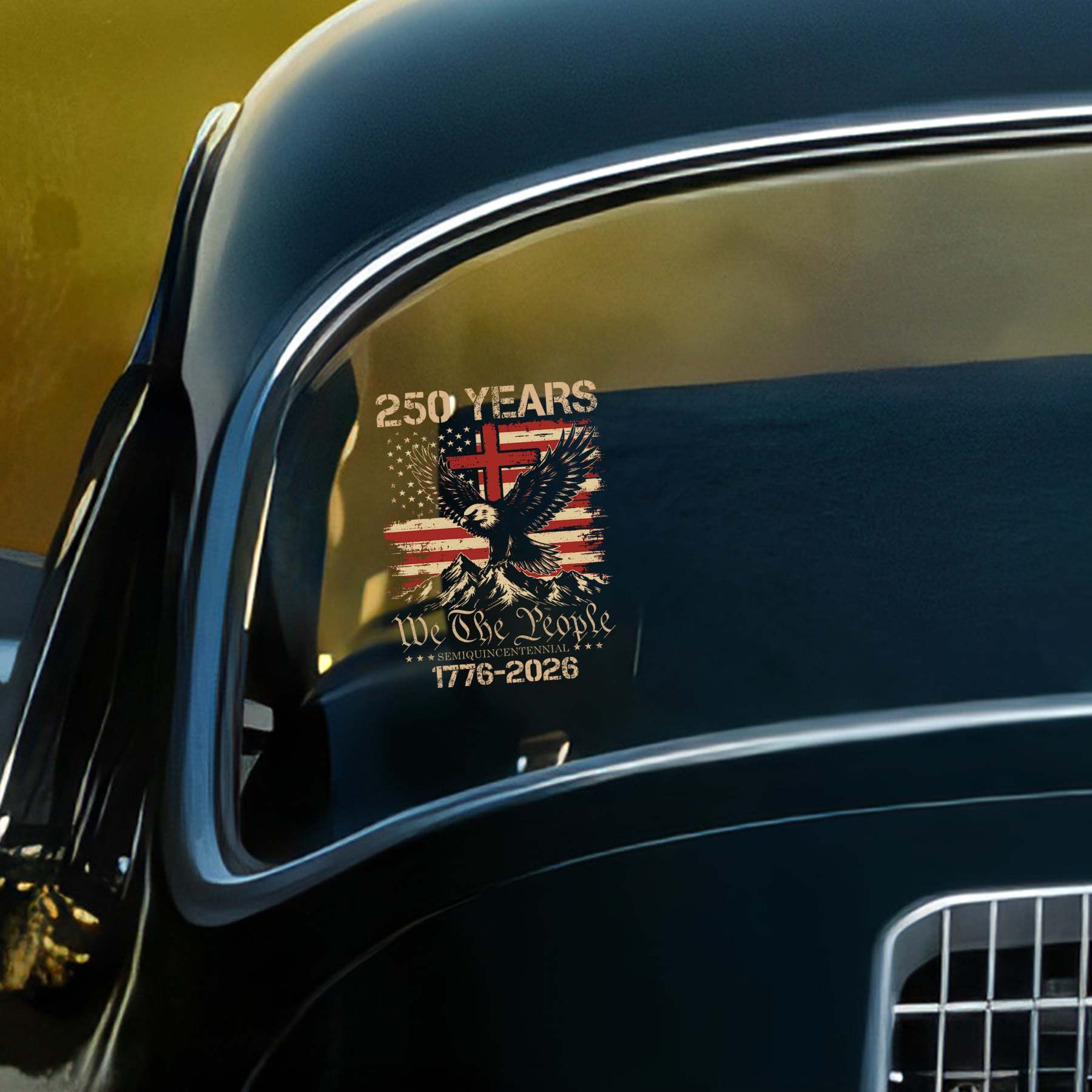 250 Years We The People Patriot Car Window Decal Sticker HA75 920022