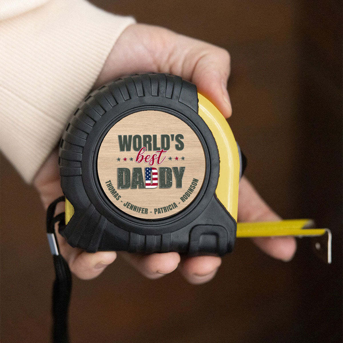 The Best Daddy - Personalized Custom Tape Measure