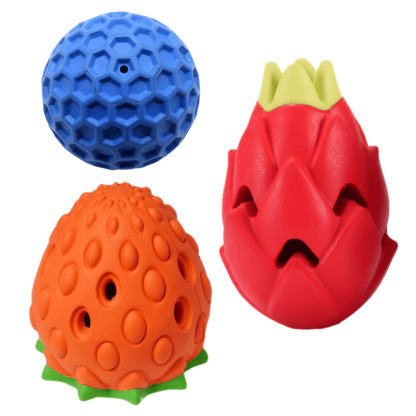Pet supplies dog toys, dog chewing and grinding teeth, making noises and leaking food, rubber toys, dog chews