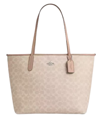 Coach City Tote Bag In Signature Canvas