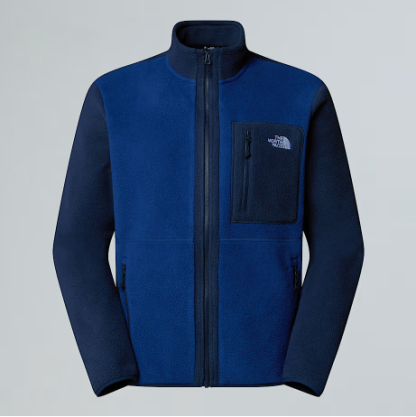 Giacca in pile Yumiori con cerniera integrale da uomo