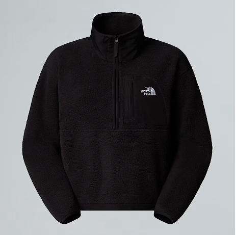 Giacca in pile Yumiori Off-Peak con mezza cerniera da donna