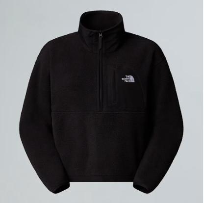 Giacca in pile Yumiori Off-Peak con mezza cerniera da donna