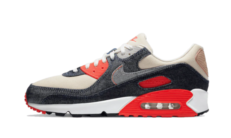 Nike Air Max 90 Leather Triple White/Black/Lucky Charms Ash Green/Off-White "The Ten"/Off-White Desert Ore