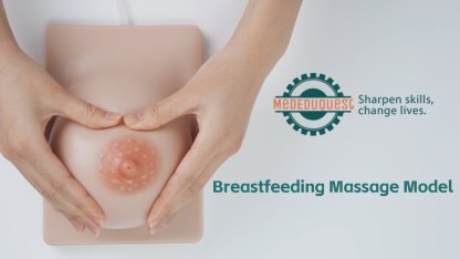 Lactation Breast Model with Milk Expression Function