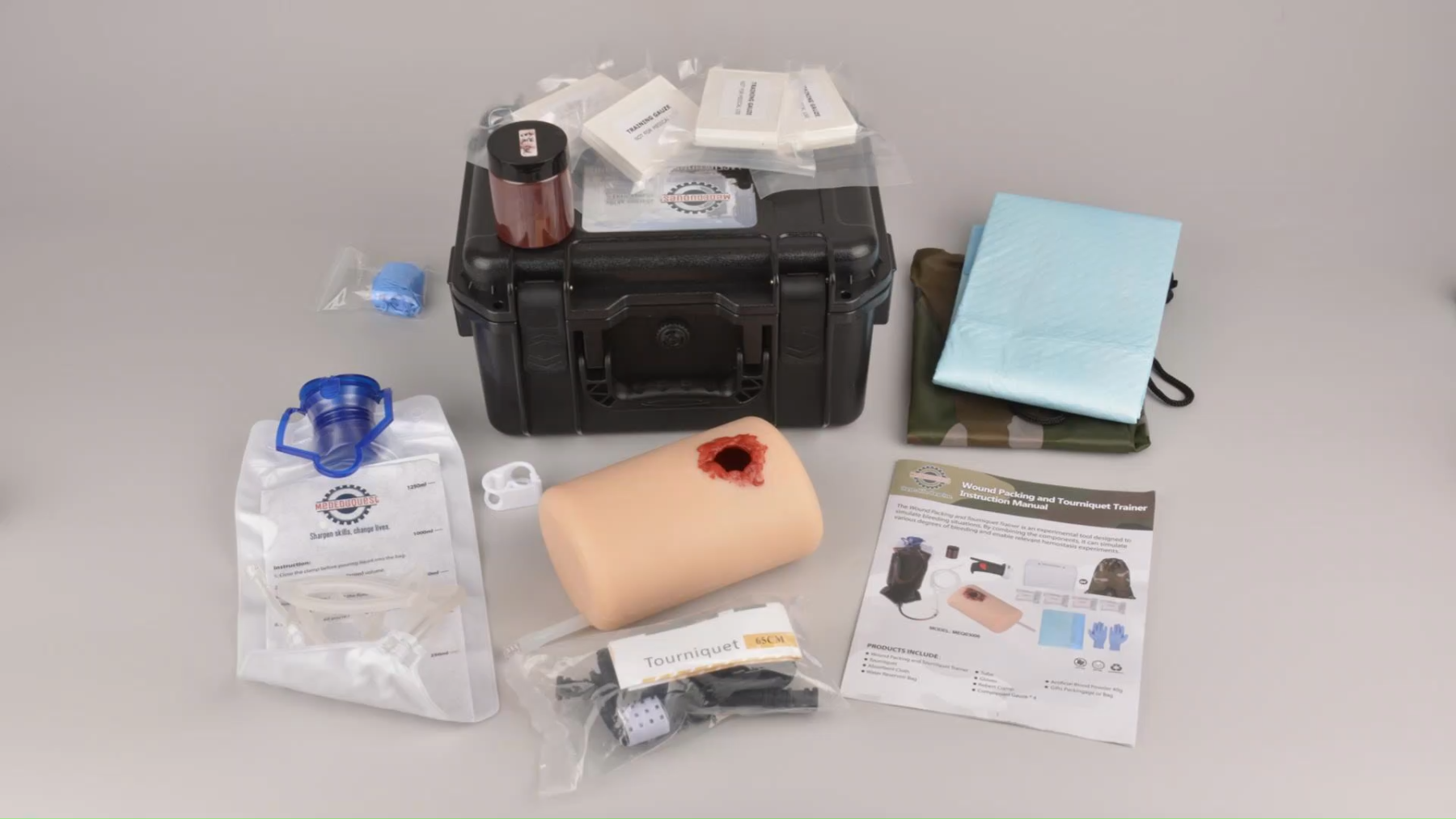 Tourniquet Gunshot Wound Packing Trainer