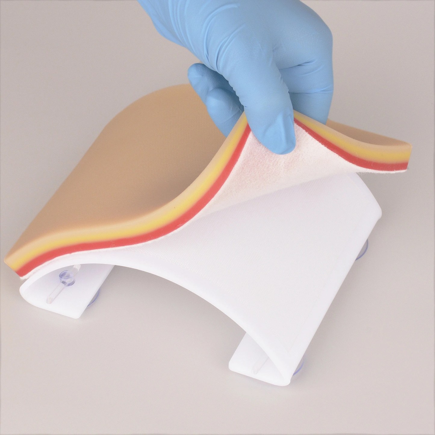 3 Layers Suture Pad with Velcro Base
