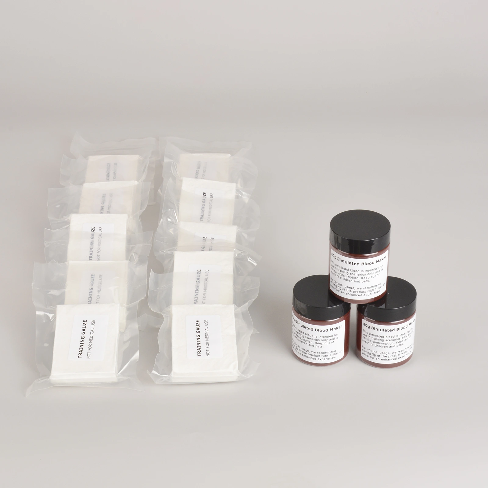 3Artificial Powder&10Gauze