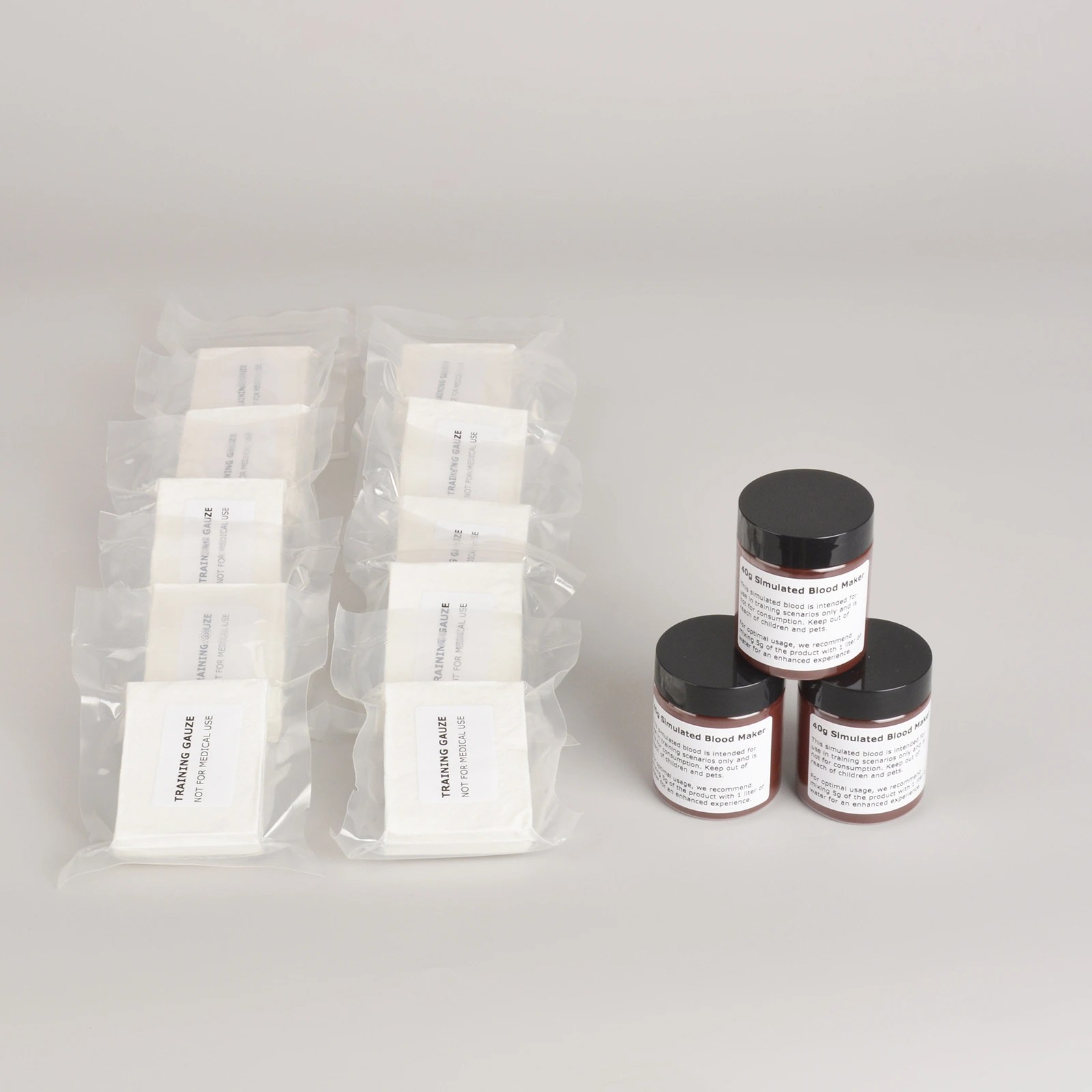 3Artificial Powder&10Gauze