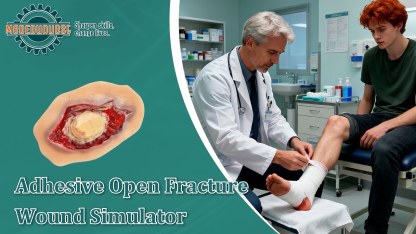 Self-Adhesive Ankle Fracture Wound Model