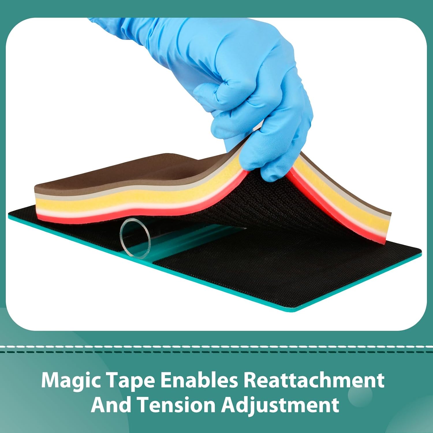 Advanced 5-Layer Suture Practice Pad with Tension Base