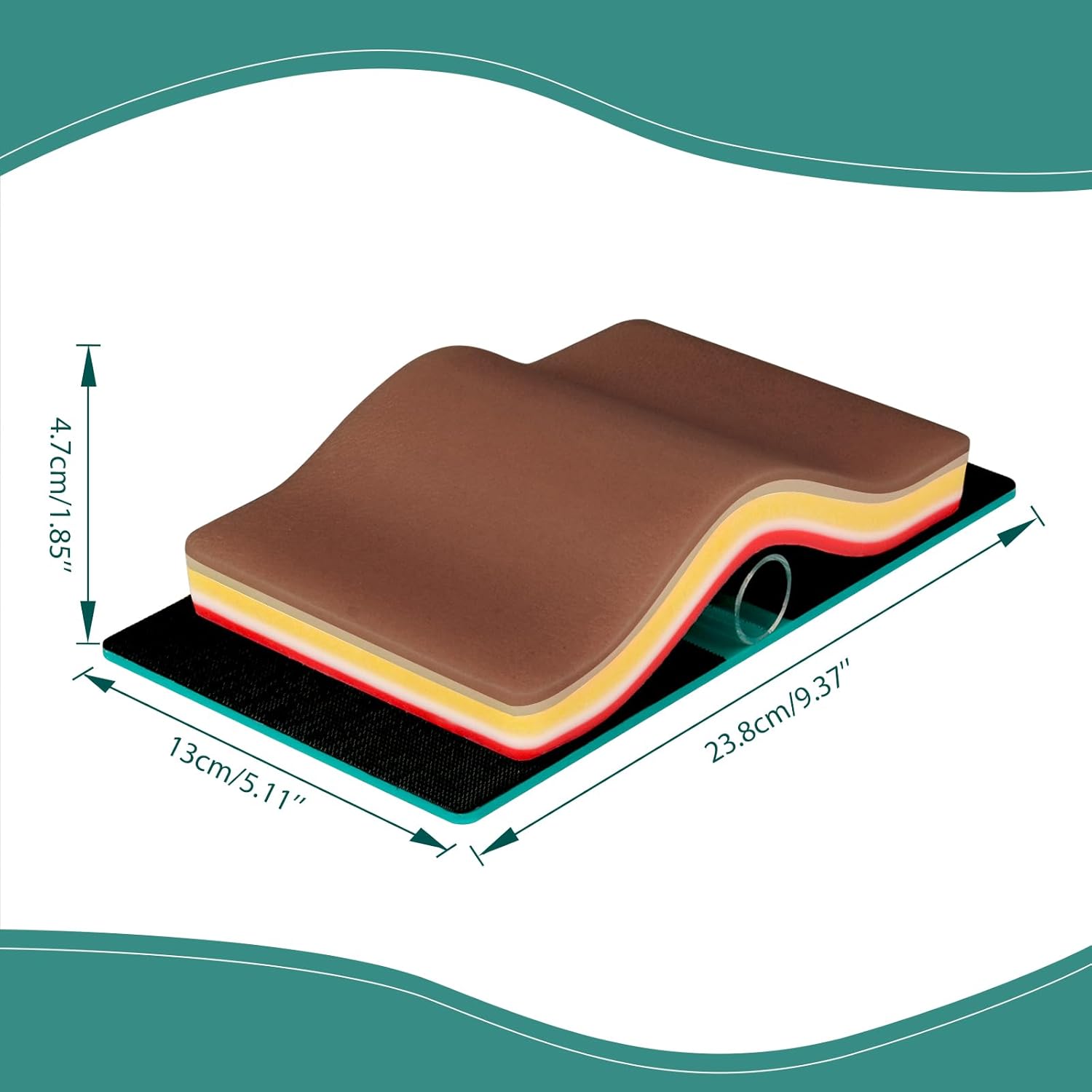 Advanced 5-Layer Suture Practice Pad with Tension Base