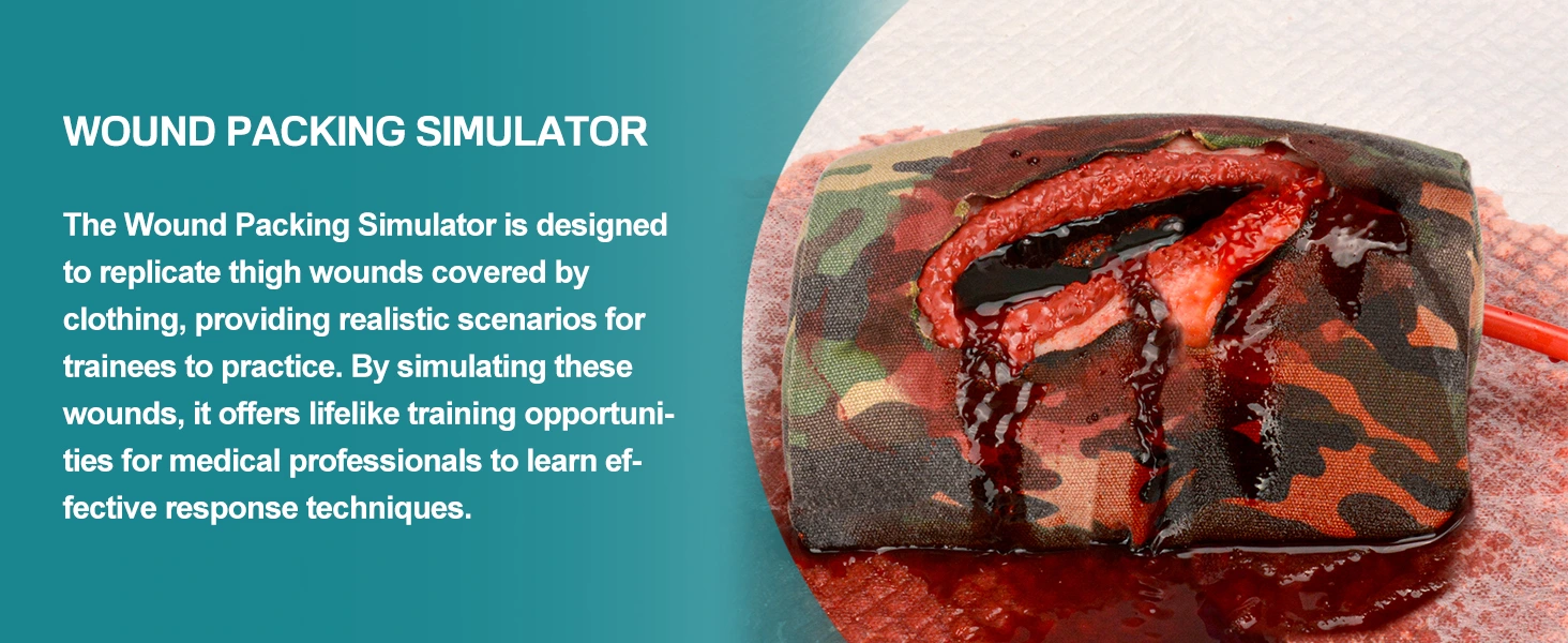 Thigh Laceration Wound Packing Simulator