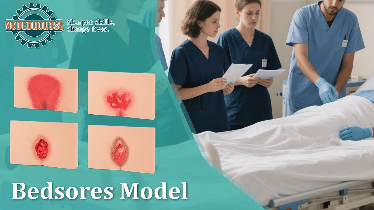 MedEduQuest Decubitus Ulcer Wound Care Model, Stage 1 to 4