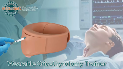 Wearable Cricothyrotomy Task Trainer - Realistic Neck Simulation