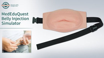 Wearable Abdominal Injection Trainer - Dark